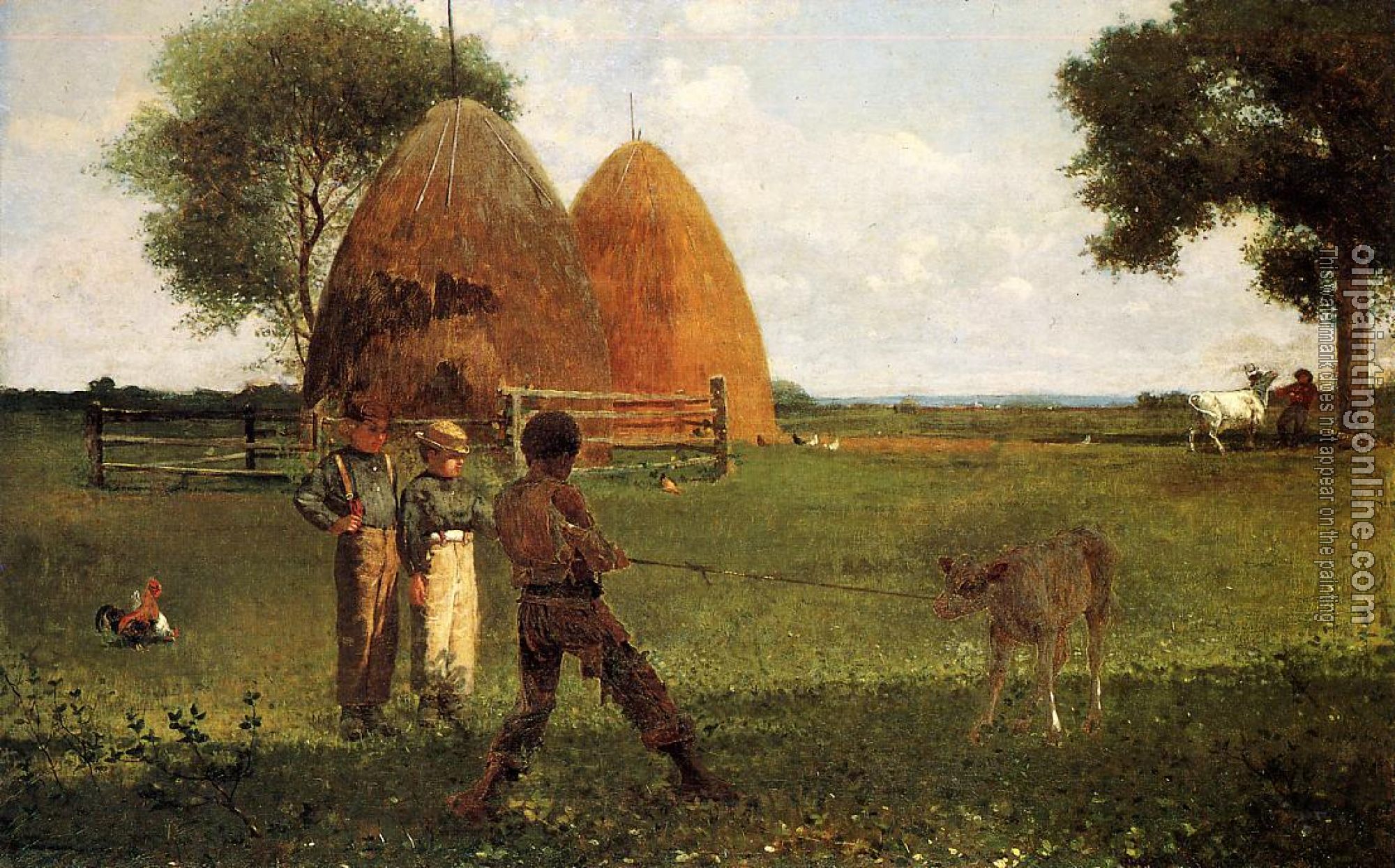 Homer, Winslow - Weaning the Calf